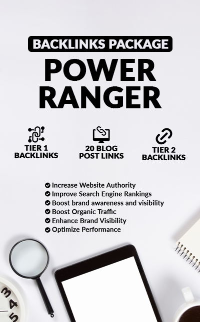 Agency Seotory - Power Ranger - Backlinks Package