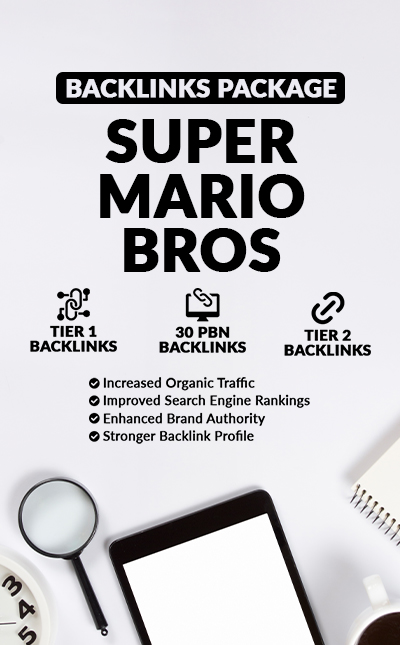 Agency Seotory - Super Mario Bros - Backlinks Package